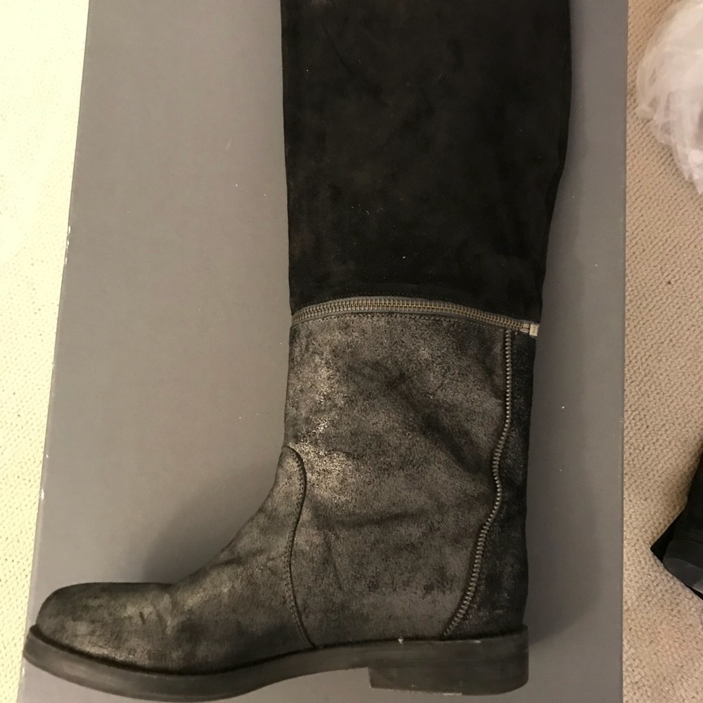 Eileen Fisher zip off boots